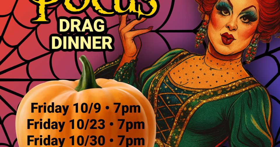 Hocus Pocus Halloween Drag Dinner